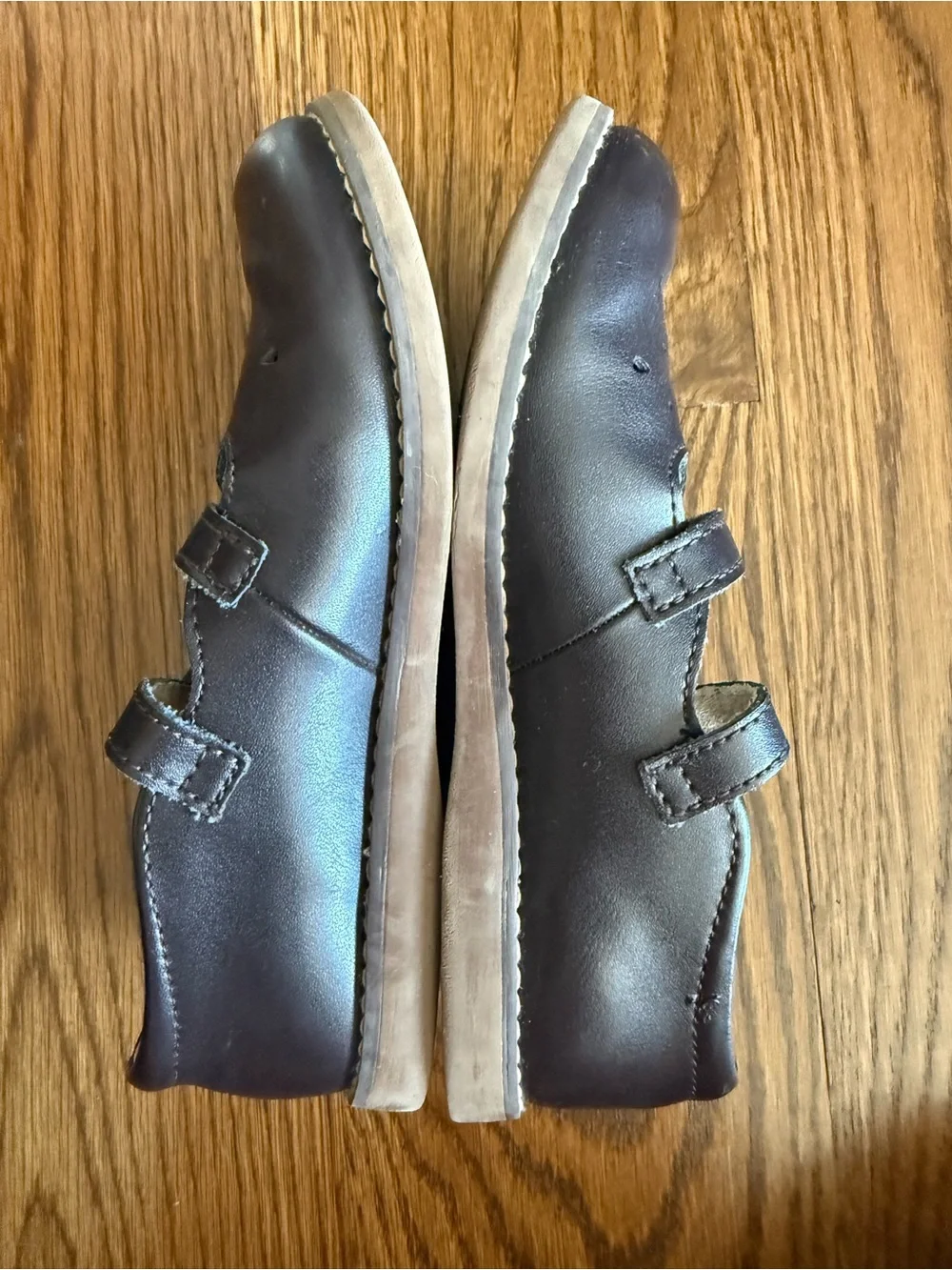 Classic Kids Brown Mary Jane Shoes by Footmates